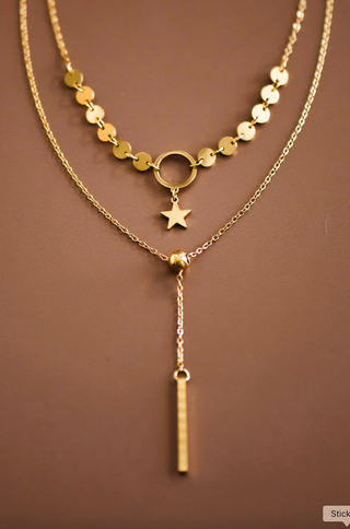 MIA ACCESSORIES GOLDEN ORBIT NECKLACE