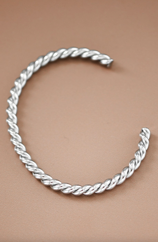 MIA ACCESSORIES SILVER ROPE CUFF