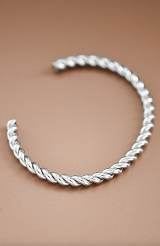MIA ACCESSORIES SILVER ROPE CUFF