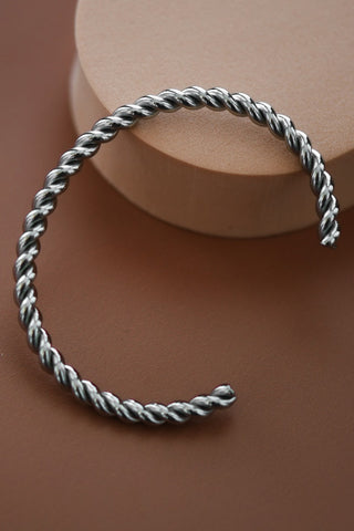 MIA ACCESSORIES SILVER ROPE CUFF