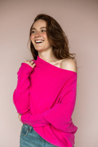 MILIO MILANO ASYMMETRICAL SWEATER