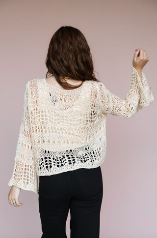 MILIO MILANO CROCHET LONG SLEEVE