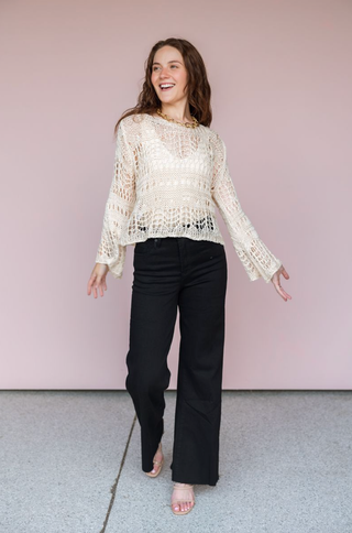 MILIO MILANO CROCHET LONG SLEEVE