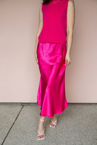 MILIO MILANO SILKY SLIP SKIRT