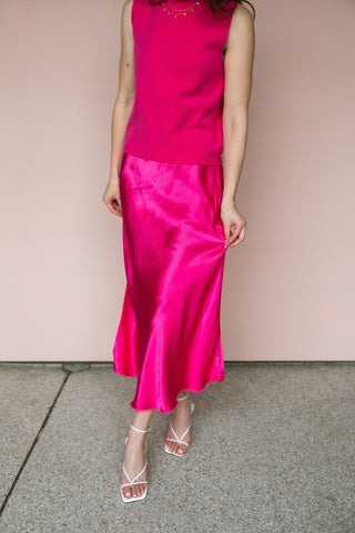 MILIO MILANO SILKY SLIP SKIRT