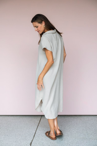 MILIO MILANO TAUPE SHARON DRESS