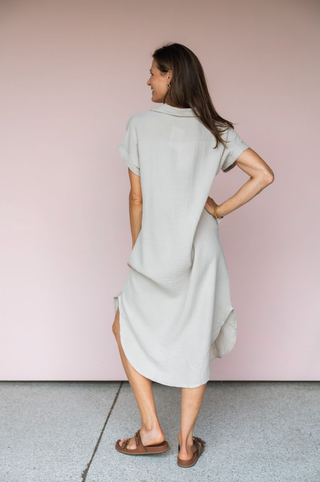 MILIO MILANO TAUPE SHARON DRESS