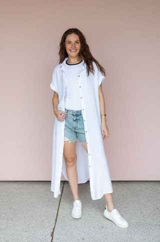 MILIO MILANO WHITE SHARON DRESS