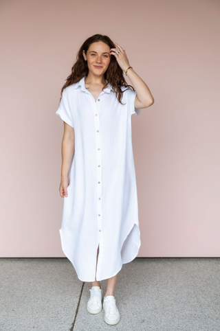 MILIO MILANO WHITE SHARON DRESS