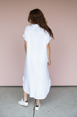 MILIO MILANO WHITE SHARON DRESS