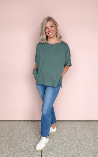 MONO B ELDERGREEN LUXE TOP