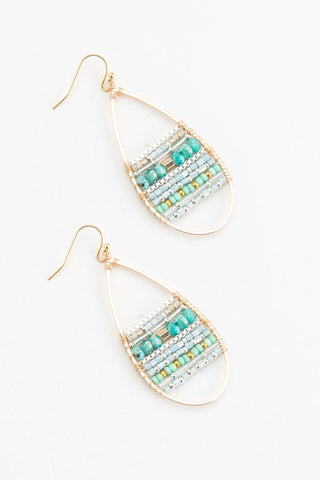 NAKAMOL DESIGN, LLC AQUA BARCELONA EARRING