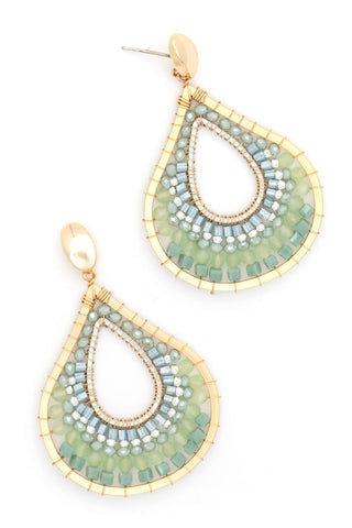 NAKAMOL DESIGN, LLC GRN MOROCCO EARRING