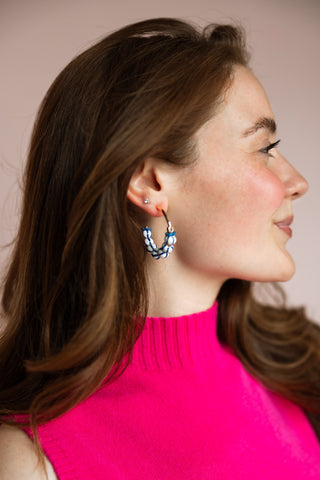 NAKAMOL DESIGN, LLC NAUTICAL HOOP EARRING