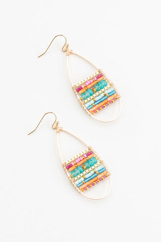 NAKAMOL DESIGN, LLC TURQ BARCELONA EARRING