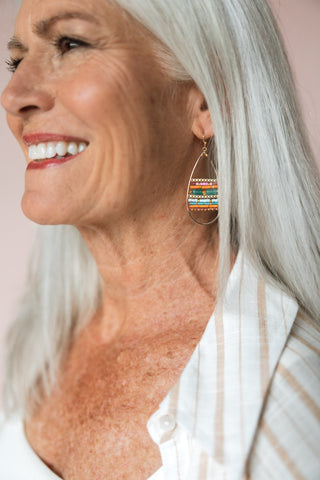 NAKAMOL DESIGN, LLC TURQ BARCELONA EARRING