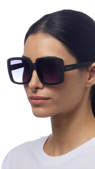 OKKIA ALESSIA BLACK SUNGLASSES