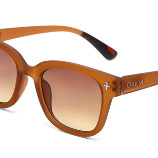 OKKIA GIOVANNI TR BROWN SUNGLASSES