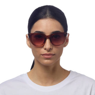 OKKIA SILVIA TR BROWN SUNGLASSES