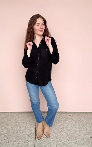 PANACHE APPAREL CO MINDI BUTTON UP