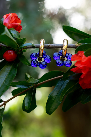 PETER AND JUNE AZURE DAZY HOOPS