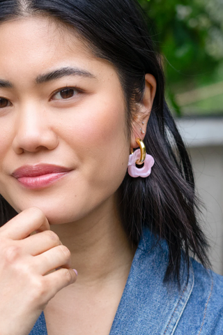 PETER AND JUNE PEONY DAZY HOOPS