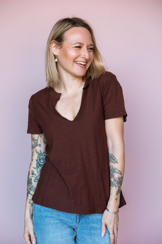 PROJECT SOCIAL T CACAO PLATA TEE