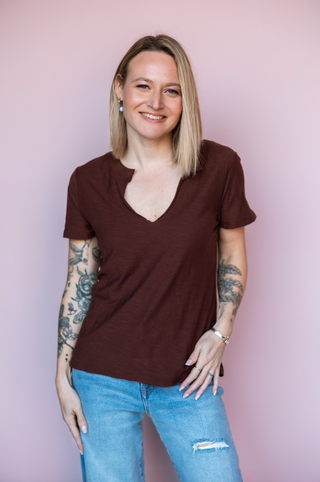 PROJECT SOCIAL T CACAO PLATA TEE