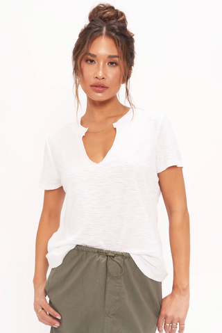 PROJECT SOCIAL T WHITE PLATA TEE