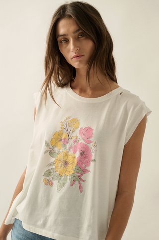 Promesa USA VINTAGE FLORALS TEE