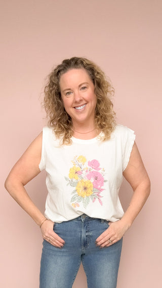 Promesa USA VINTAGE FLORALS TEE