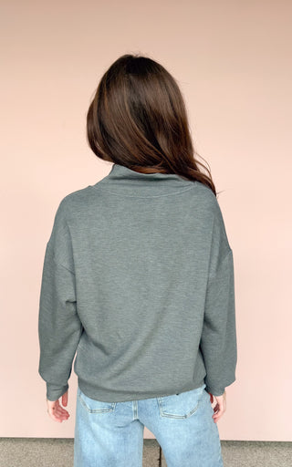 RAE MODE CHARCOAL ALLIE PULLOVER