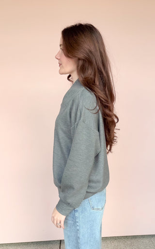 RAE MODE CHARCOAL ALLIE PULLOVER