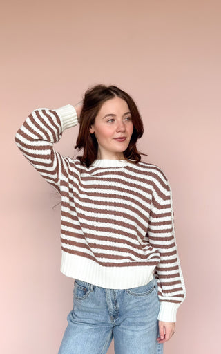 RAE MODE MOCHA PAULA SWEATER