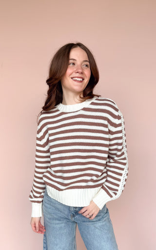 RAE MODE MOCHA PAULA SWEATER
