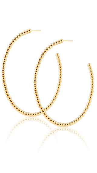 SAHIRA JEWELRY DESIGN GOLD CHELSEA HOOPS