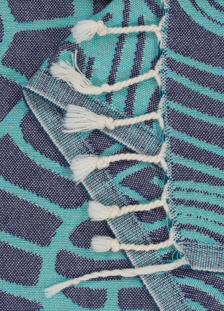 SAND CLOUD MINT SWIRL TURTLE TOWEL