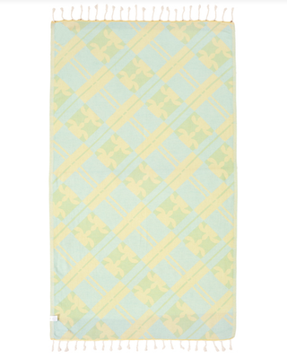 SAND CLOUD TURTLE PLAID TOWEL