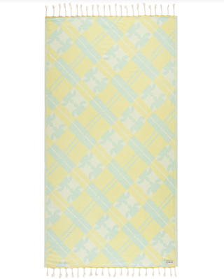 SAND CLOUD TURTLE PLAID TOWEL