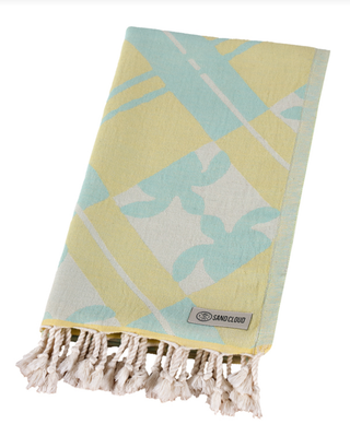 SAND CLOUD TURTLE PLAID TOWEL