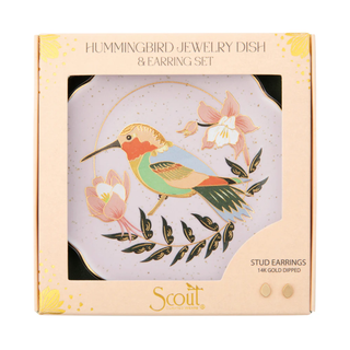 SCOUT BIRD DISH & STUD SET