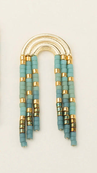 SCOUT MINT FRINGE EARRING