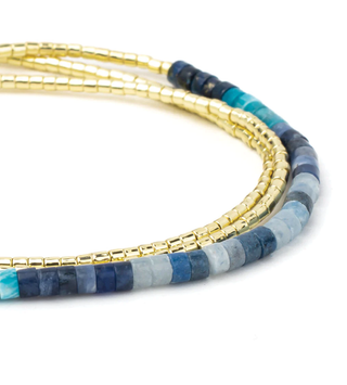 SCOUT OMBRE STONE WRAP BRACELET