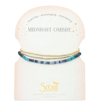 SCOUT OMBRE STONE WRAP BRACELET
