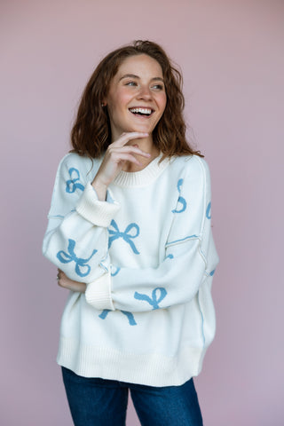 SHE + SKY BOWIE SWEATER