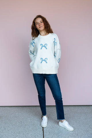 SHE + SKY BOWIE SWEATER
