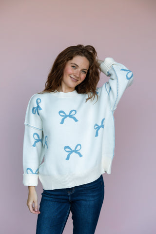 SHE + SKY BOWIE SWEATER
