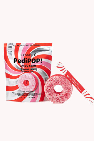 SPONGELLE CANDY CANE PEDIPOP