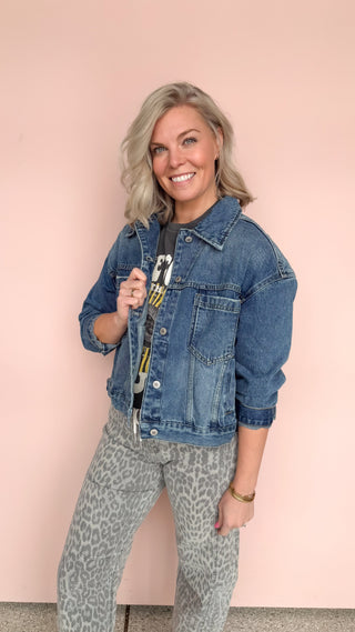 SWEET LOVELY BY JEN LISA DENIM JACKET