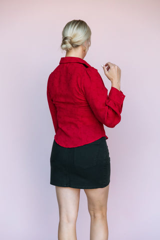 TAELYNN WINE SADIE TOP